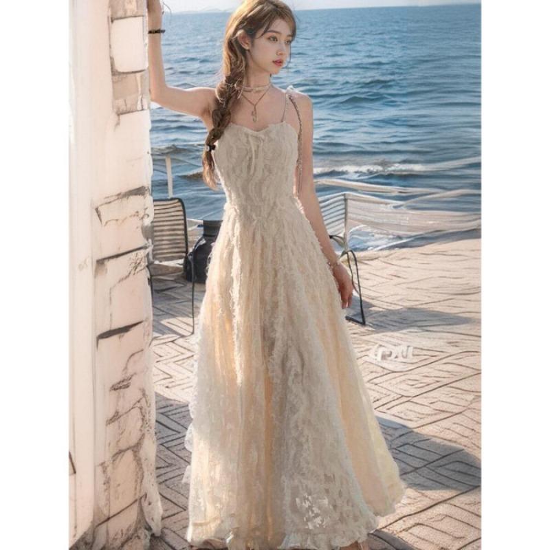 Летнее новое элегантное платье-слинг с бриллиантовой цепочкой и перьями от Sense, женская длинная юбка для похудения с приталенной талией