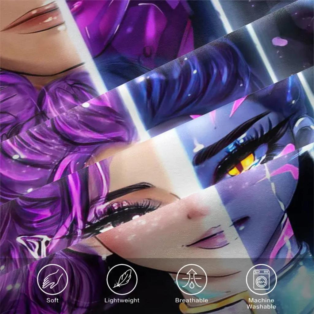 K-поп D-охотники на демонов Постельное белье Односпальный Хэллоуин Костюм Постельное белье - Наборы из 2-3 предметов Одеяло Стеганое одеяло Пододеяльник Наволочки