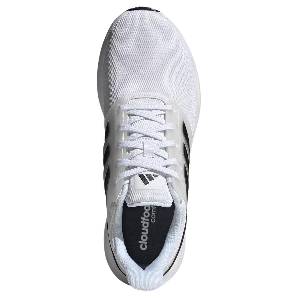 Adidas EQ19 Run Slip Resistant Durable Low Top Casual Running Shoes Unisex Sneakers White Black JR0248