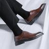 Деловые повседневные кожаные туфли мужские британские корейские версии шафера свадьба 2024 новые мужские кожаные туфли 5520-R