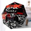 1 шт. AC/DC Highway to Hell Автоматически открывающийся, Ветрозащитный, Компактный Дорожный Зонт, Подарок на День Рождения, Рождество, Деловому человеку 93021