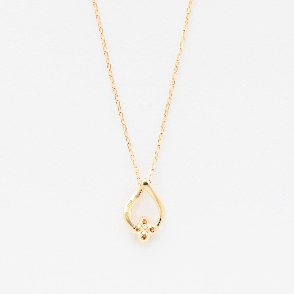 Estelle K10 Yellow Gold Diamond Necklace 0442-0424-0020-0000