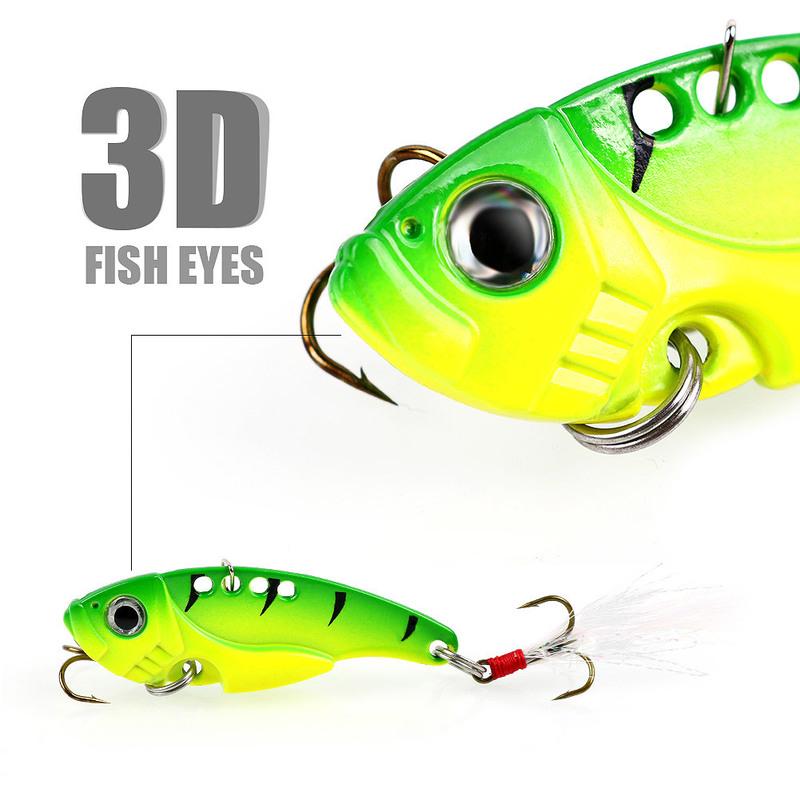 Рыболовные приманки Металлические рыболовные твердые приманки Ложка Приманки Спиннер Ложка SwimBaits Вибрационные рыболовные приманки