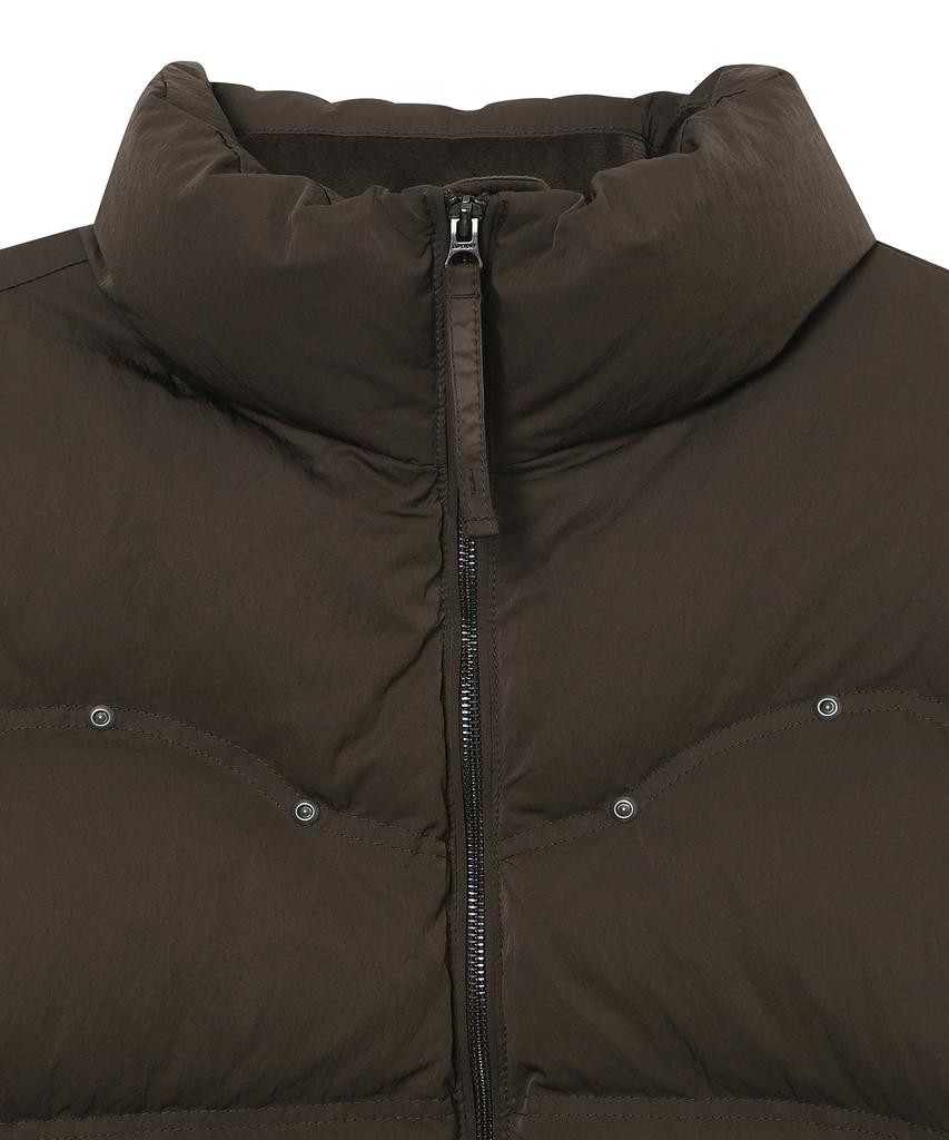 SUPERDRY Western Down Jacket Dark Brown
