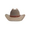 Direct Supply Cowboy Hat Fashion Wool Cowboy Hat Solid Color Denim Style Sheep Felt Hat
