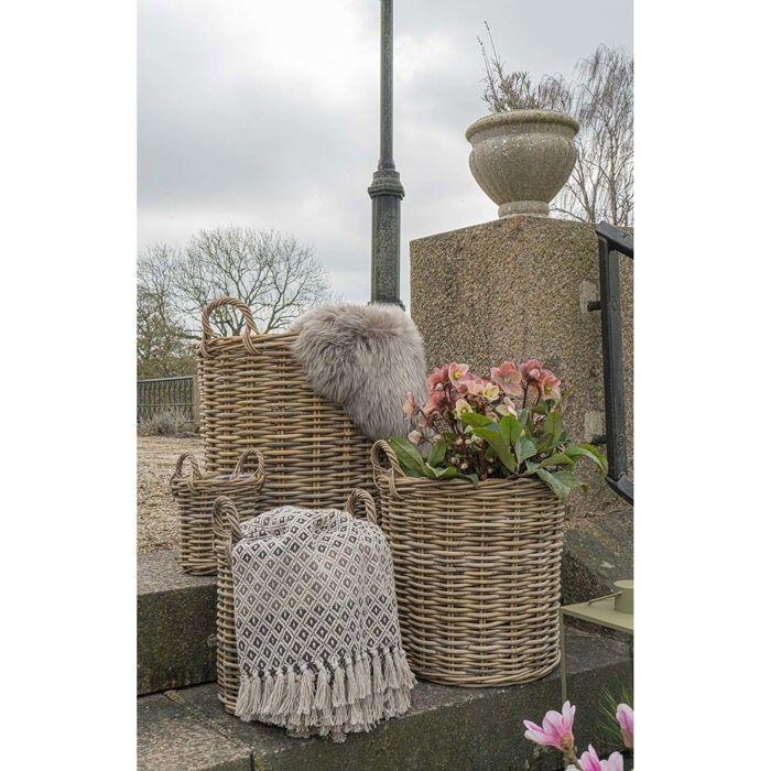 Клетчатый плед, коричневый, бежевый и белый, 130 x 180 см