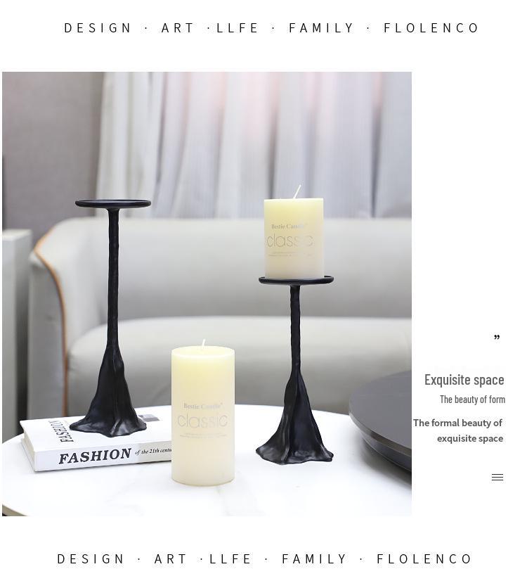 European Luxury Resin Hill Candlestick: Elegant Desk Ornament for Home, Restaurant, or Hotel Décor