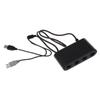 4 Ports 3 In 1 Controller Adapter For U & PC USB Controller Adapter