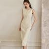 Элегантное женское миди-платье ROEYSHOUSE приталенного силуэта без рукавов