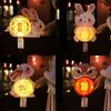 Luminous Rabbit Lantern Hanging Handheld Luminous Lantern Mid-Autumn Festival Lantern  Chidlren