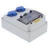 Wall Power Distributor 2 Position for Outdoor Construction Site Electric Box 16A 220‑250V
