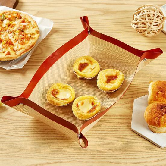 Силиконовый коврик для выпечки для духовки, антипригарный, термостойкий силиконовый, легко очищаемый, многоразовый противень