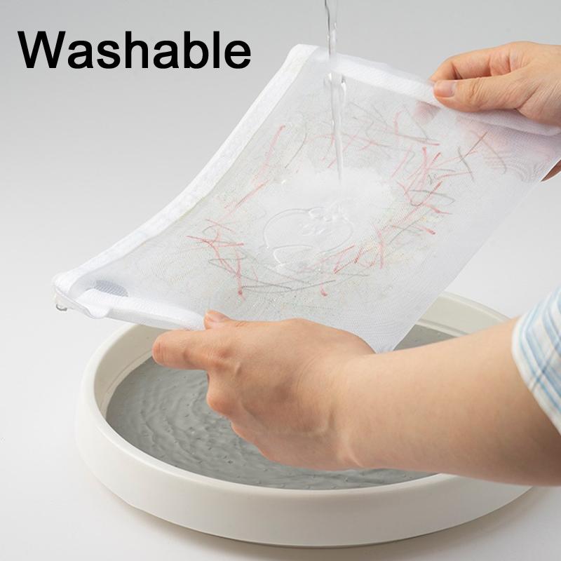 Экзаменационная бумажная сумка формата A4/A5/A6, сумка для ручек, сетчатая сумка на молнии, студенческий офис, простая большая вместительная бумажная сумка, сумка для документов, складная косметичка