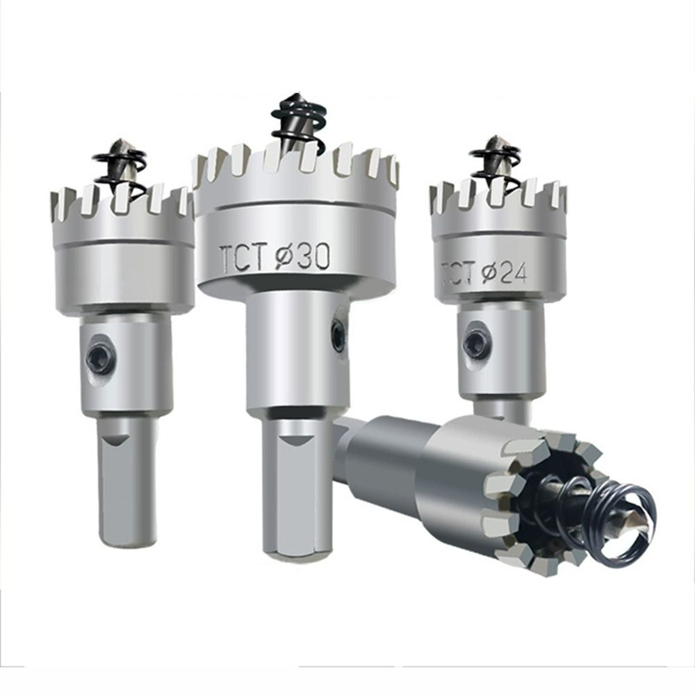 Hard Alloy Drill Bit Silver Hole Opener High-quality TCT Hole Saw Aluminum Alloy