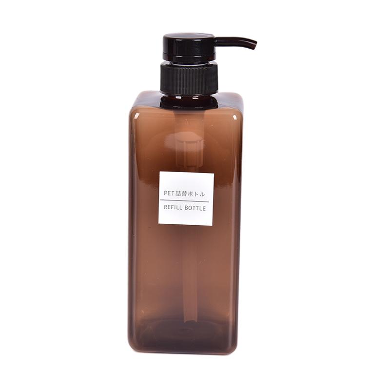 650 мл пластиковая пустая бутылка-дозатор для шампуня, лосьона, геля для душа
