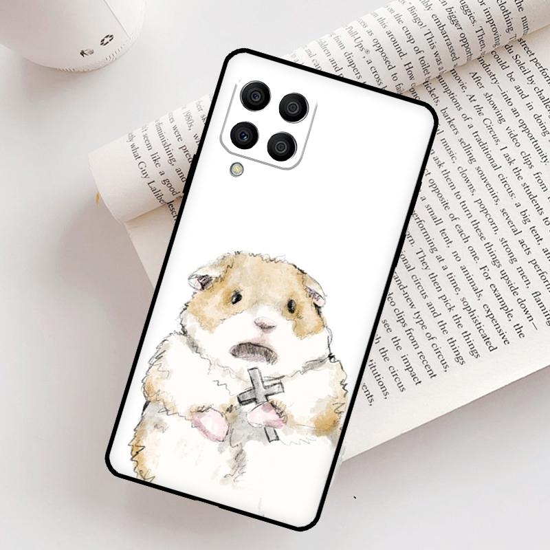 Художественный чехол с хомяком для Samsung Galaxy M12 M56 M06 M32 M52 M35 M55 M15 M11 M13 M14 M16 M36 M31 M53 M34 M54