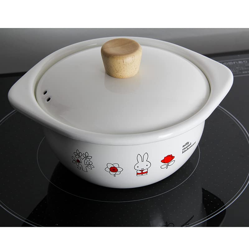 Эмаль Emile Miffy Стойкая к кислотам и непереносимая Совместима со всеми нагревателями IH Dick Bruna GoodPlus+ (Кокотница 15см) щелочи, запахи, источники,