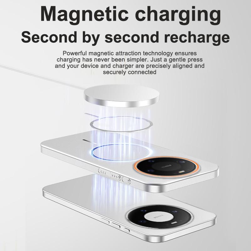 Для Magsafe Магнитный Металлический Цвет Матовый Чехол для Телефона для Huawei Mate 80 Pro Max 70 60 50 Pro Ударопрочный Защитный Жесткий Чехол