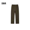 Semir Women's Winter Fleece Wide-Leg Lounge Pants