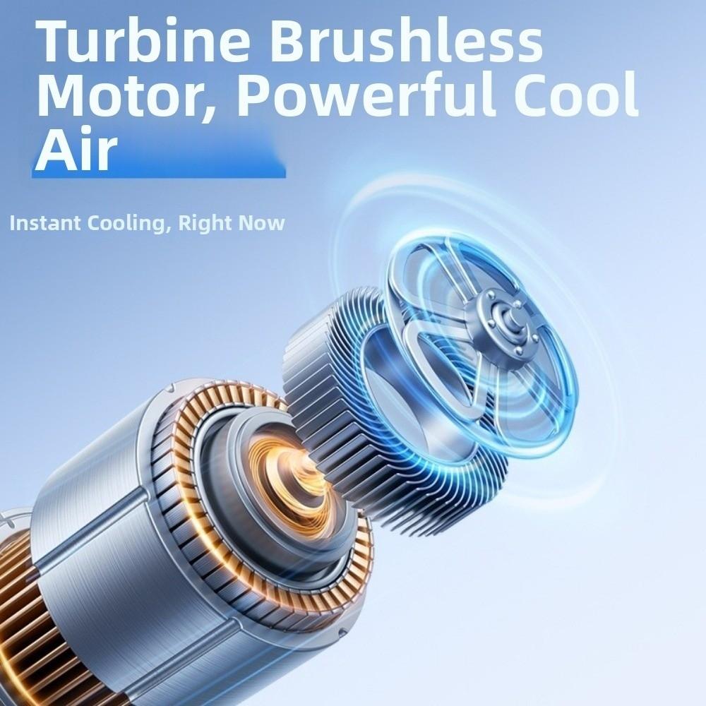 Adjustable Speeds Portable Handheld Fan USB Rechargeable Turbo Fan Pocket Fan Cooling Fan Summer