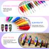 12/24 Colors Nail Art Pen Set Quick Dry Graffiti Nail Art Markers Fine Tip Waterproof Polish Pens Drawing Painting Liner Brush for DIY Nail Art Tool
