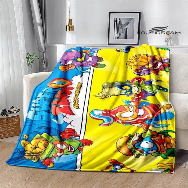 Милые мультяшные одеяла Super Zings плед для пикника Теплые фланелевые одеяла Мягкое и удобное одеяло постельное белье Подарок на день рождения