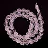 Натуральный Розовый Кварц Камень Монета Гладкие Бусины Ожерелье 17" UB-3483 UB-3483