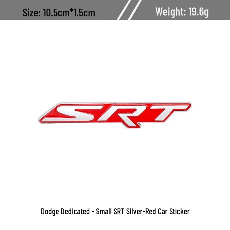 Dodge CHALLENGER Journey SRT Металлическая декоративная наклейка на решетку радиатора и задний значок
