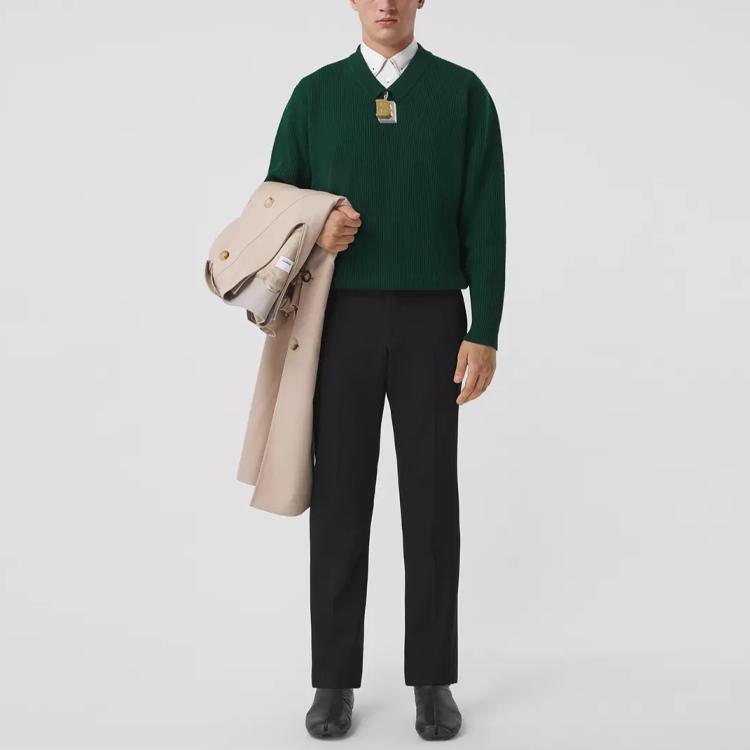 Burberry FW21 Sweater Men's Green 80454971