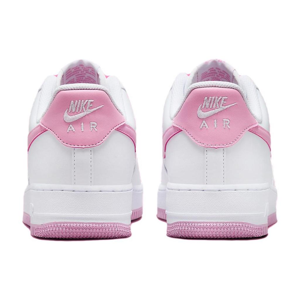 Nike Мужские кроссовки Air Force 1 07 Bubblegum белые розовые с посадкой FJ4146-101