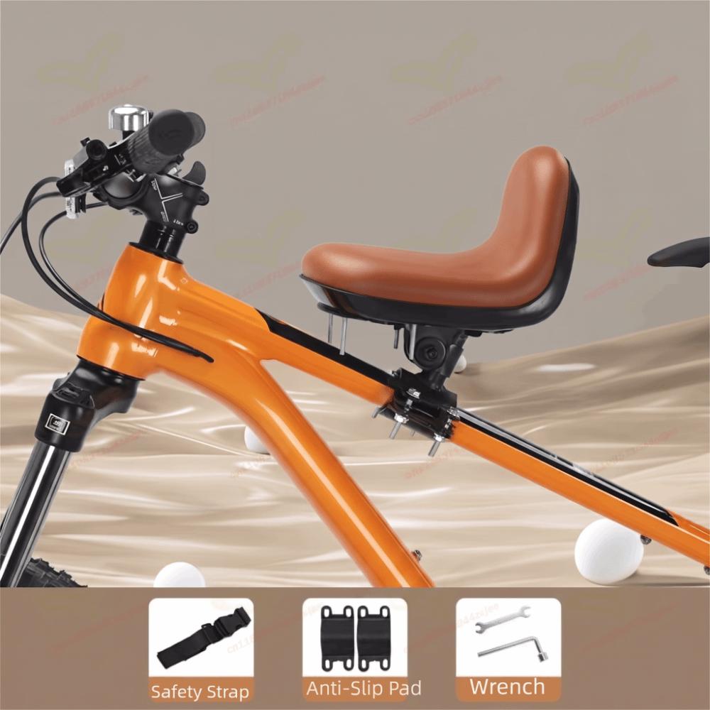Front Mounted Bike Child Seat Full Surround Safety Mountain Bike Child Seat Folding Bike Use