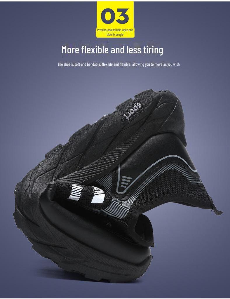 Удобная, дышащая, нескользящая обувь для пожилых людей — идеально подходит для осени и зимы, повседневных прогулок и танцев