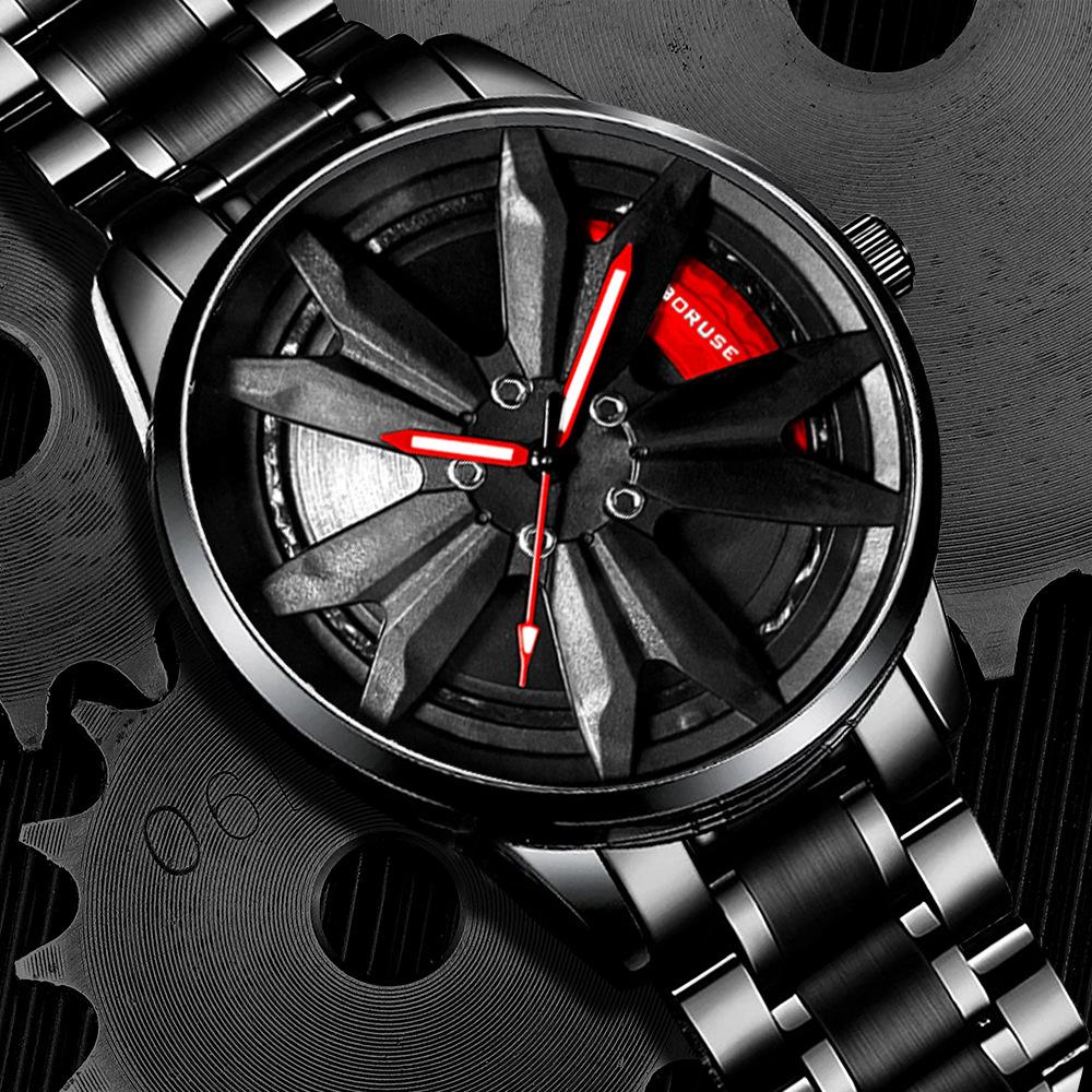 Скелетон Часы Повседневные Мужские Часы Деловые Часы h Спортивные Часы Кварцевые Часы Часы из нержавеющей стали