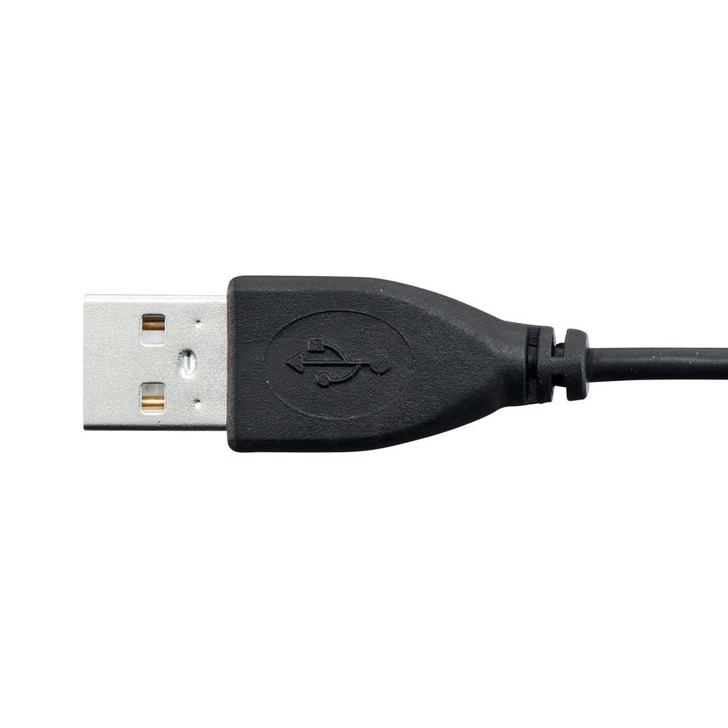 Sanwa Supply Wired Neckband Black MM-HSU05BK Headset, USB-A Connection, Type, Lightweight,