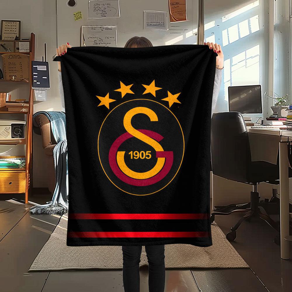 1PC Galatasaray Rush Blanket, High quality Comfortable for All Seasons, Home Decor, Warmth and Comfort
