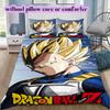 DragonBall Various Sizes Bedding Set Duvet Cover 3pcs Children's Gift Print Cartoon Extra Large Home Decor