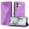 For iPhone 17 Leather Case 7-Shaped Pattern Wallet Stand Shockproof Phone Cover