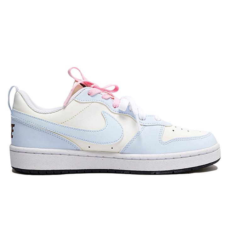 Nike Кеды для скейтбординга Court Borough Женские Низкие Розовый/Белый/Синий FV8120-141(Команда15-)