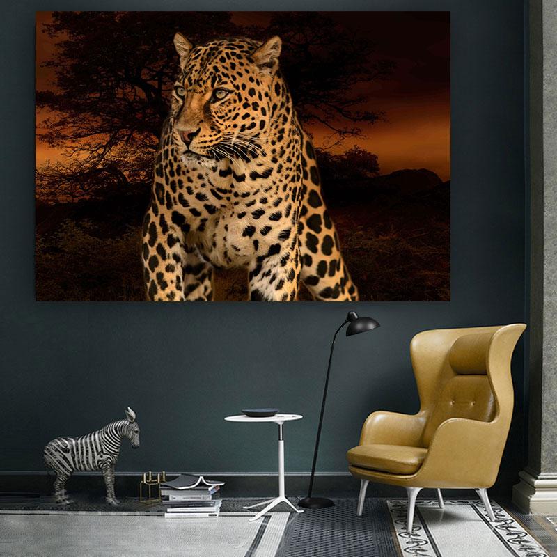 Леопардовые фотографии, постеры, принты, гепард, холст, картина, настенное искусство, черно-белое животное для гостиной, домашний декор, Cuadros