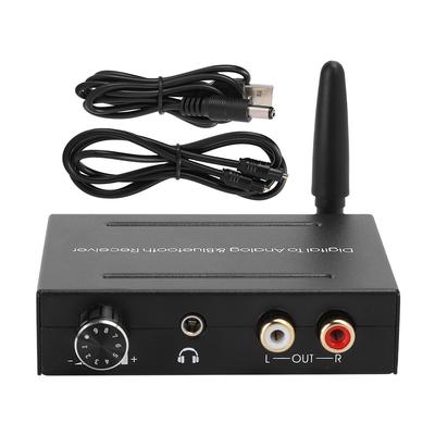 Функция приема Bluetooth, коаксиальный оптоволоконный вход, выход RCA 3,5 мм, декодер