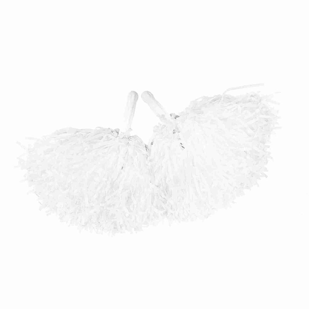 Полезные помпоны для болельщиков, аксессуары для спортивных вечеринок и танцев (белый)