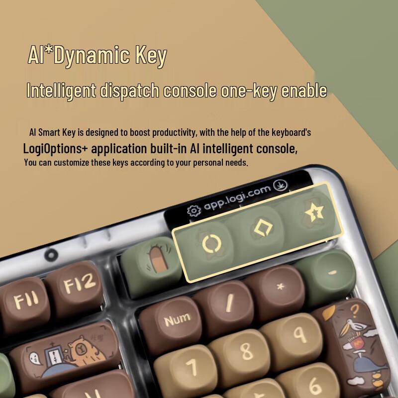 Logitech K98M Pet Paradise Custom Mechanical Keyboard