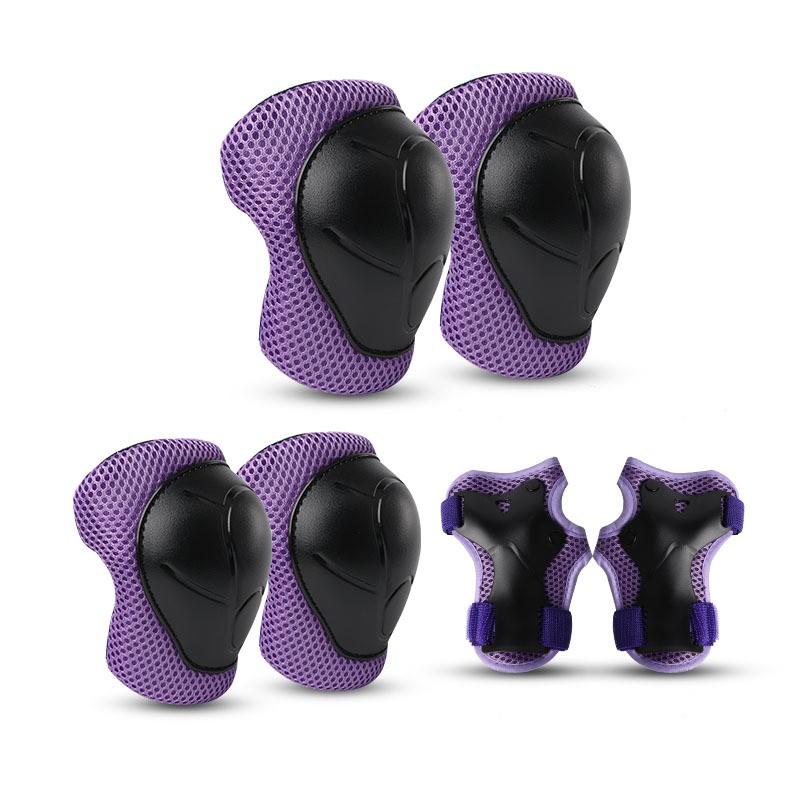 Kids Inline Skating Safety Gear Set Wrist Knee Elbow Pads Helmet Rollerblading Scooter Skateboard Bike