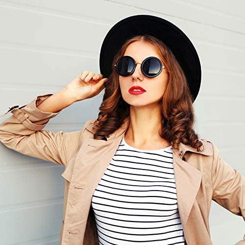 Classic British Belt Buckle Wool Fedora Hat Men Women Imitation Woolen Winter Felt Hats Fashion Jazz Hat Chapeau