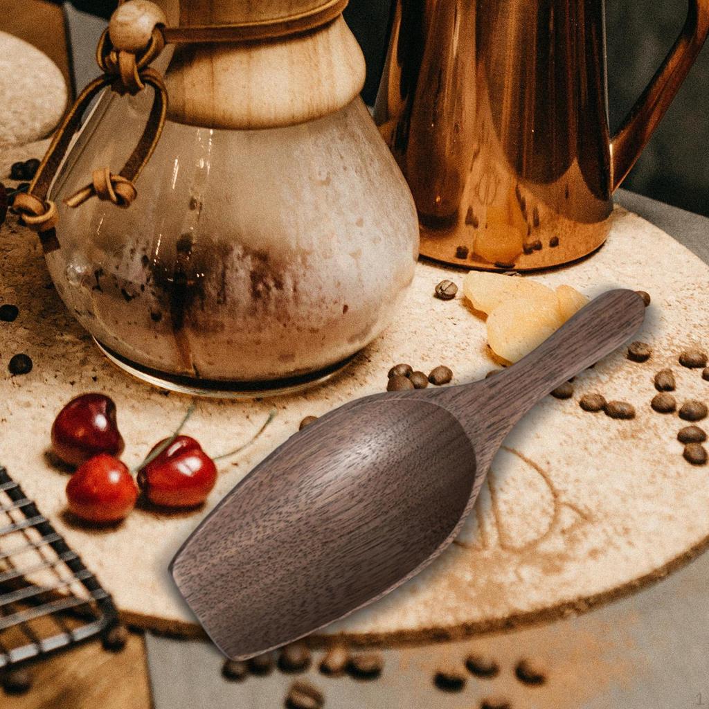 Wooden Coffee Spoon ,Teaspoon Gadget Utensil Tablespoon Kitchen Ing Tool for Mixing Jars Cooking