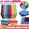 40-240 шт. Нетканый войлок Полиэстер Войлочная ткань Набор войлочной ткани Шитье Кукла Рукоделие Толстый войлок Заплатка DIY Многоцветный