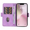 For iPhone 16e Wallet Case Rhombus Grid Leather Shockproof Phone Cover