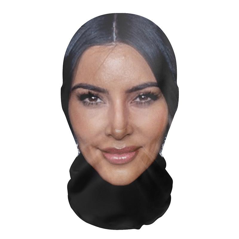 Unique Skull Head Full Face Mask Stylish Mesh Design Party Costume Accessory For Halloween And Christmas Celebrations