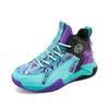 31-40 Детские и подростковые Большие размеры Противоскользящие износостойкие модные спортивные туфли Высокие баскетбольные кроссовки