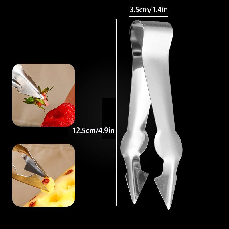 1 шт., практичный нож для чистки глазков ананаса, нержавеющая сталь, режущий зажим, инструмент для удаления сердцевины, полезные кухонные инструменты для фруктов
